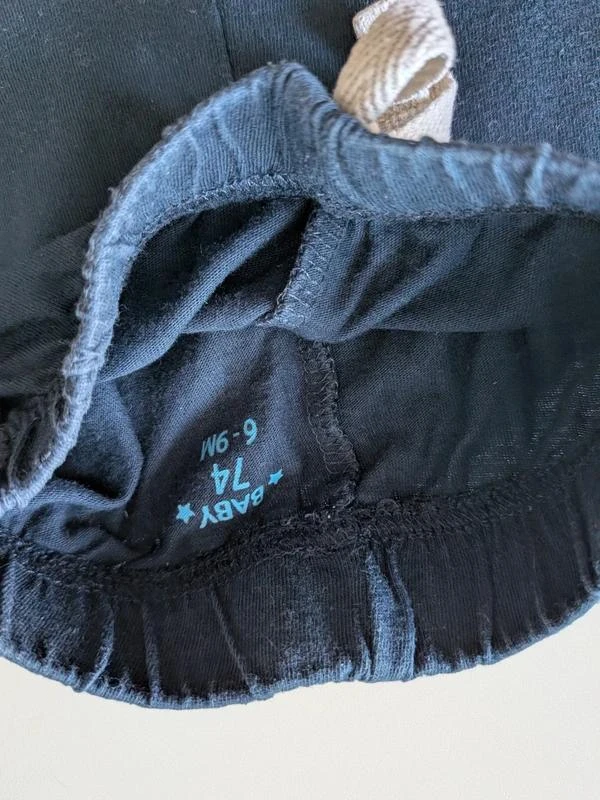 Kleine marineblauwe short voor baby's 6-9 maanden – photo 3